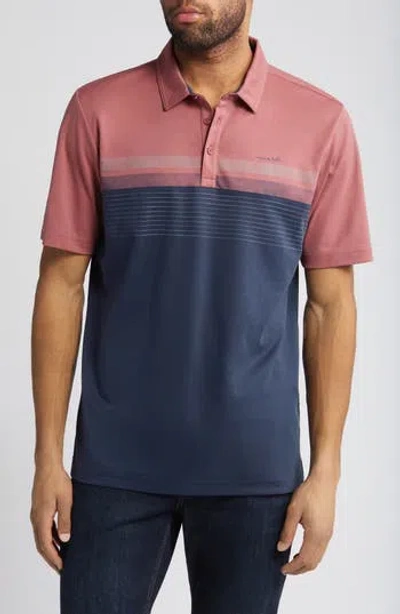 Travismathew Margarita Mayhem Polo In Roan Rouge