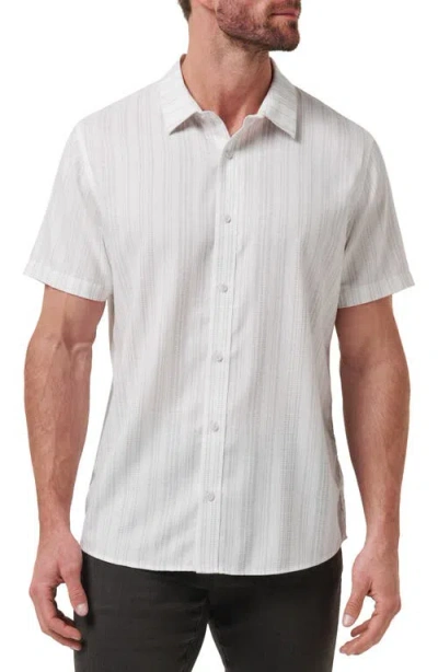 Travismathew Meant For More Short Sleeve Button-up Shirt In White