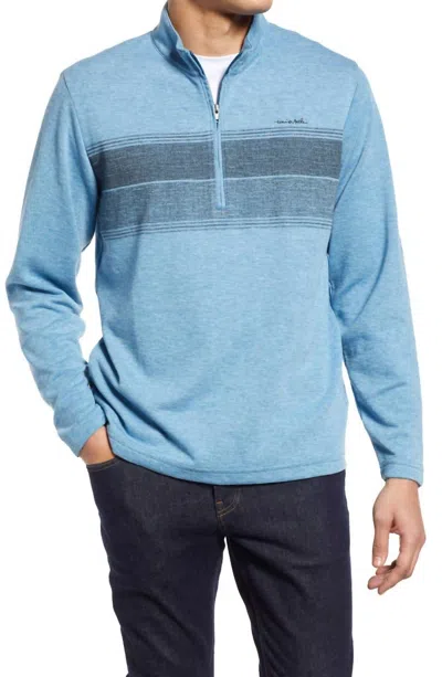 Travismathew Men's Bridge The Gap Jacket In Heather Blue Sapphire