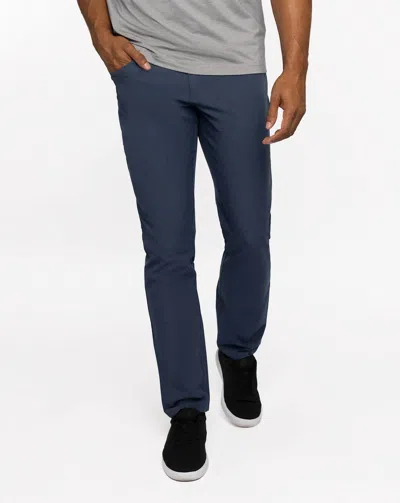 Travismathew Men's Open To Close Pants In Heather Navy In Blue