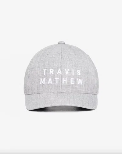 TRAVISMATHEW MEN'S ROCKDALE SNAPBACK HAT IN GREY