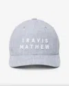 Travismathew Men's Rockdale Snapback Hat In Light Blue In Gray