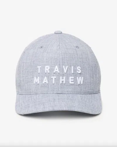 Travismathew Men's Rockdale Snapback Hat In Light Blue In Gray