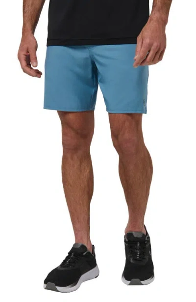 Travismathew Meridian Active Shorts In Blue