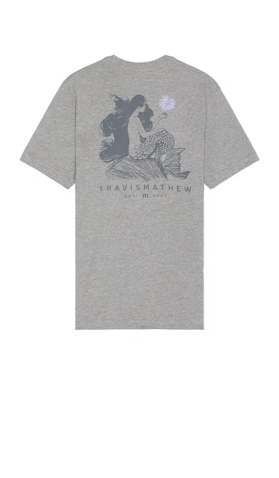 Travismathew Mermaid Caves T-shirt In 麻灰色