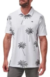 Travismathew Mesic Palm Tree Polo In White