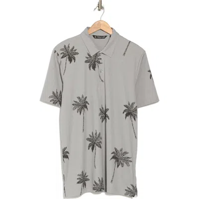Travismathew Mesic Polo In Heather Grey