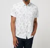 Travismathew Mist On The Lake Button Down Shirt In White In White