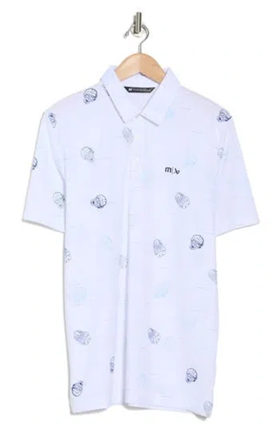 Travismathew Mitts Off Polo In White