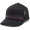 Travismathew Moab Magic Adjustable Snapback Trucker Hat In Black