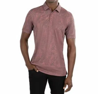 Travismathew Moonrise Polo Shirt In Roan Rouge In Pink