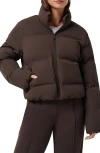 Travismathew Moontide Bonded Puffer Jacket In Burgundy