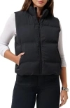 Travismathew Moontide Quilted Vest In Black