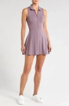 Travismathew Move Half-zip Sleeveless Dress