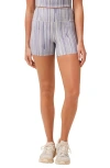 Travismathew Moveknit Bike Shorts In Indigo Multi