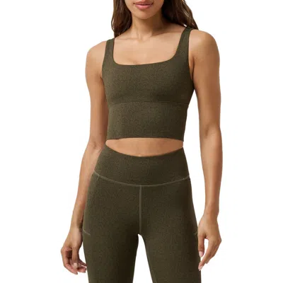 Travismathew Moveknit Crop Tank In Grape Leaf Multi