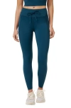 Travismathew Moveknit Drawstring Waist Leggings In Green