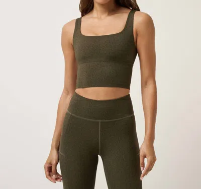 Travismathew Moveknit Printed Tank Top In Grape Leaf In Green