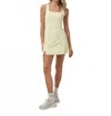 Travismathew Moveknit Sleeveless Tennis Dress In Morning Ray In Yellow