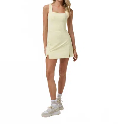 TRAVISMATHEW MOVEKNIT SLEEVELESS TENNIS DRESS IN MORNING RAY