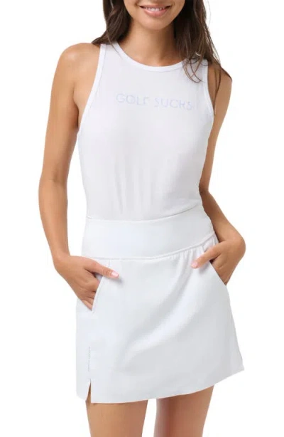 Travismathew My Way Stretch Cotton Tank In White