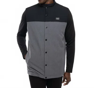 Travismathew Navigational Report Vest In Black In Multi