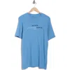 Travismathew Never Drinking Again Graphic T-shirt In Blue