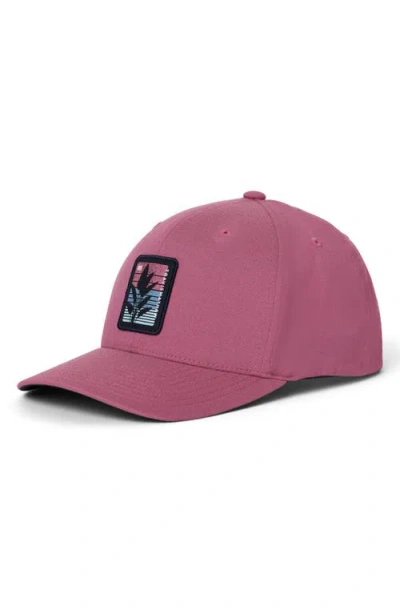 Travismathew No Schedule Snapback Baseball Cap In Rose Wine