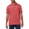 Travismathew North Gate Polo In Heather Azalea