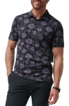Travismathew Not Happening Cotton Blend Polo In Black
