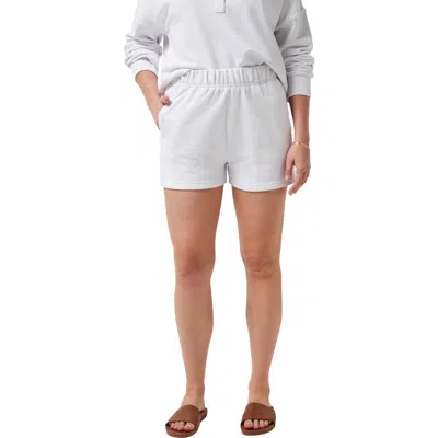 Travismathew Octavia Cotton Sweat Shorts In White
