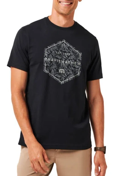Travismathew Off Peak Graphic T-shirt In Black