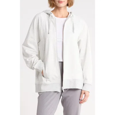 Travismathew Off Script 2.0 Full Zip Hoodie In Gray