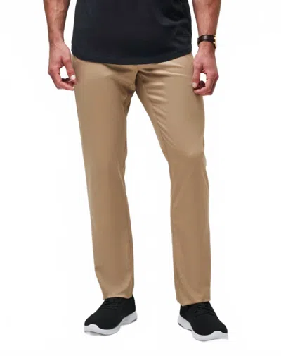 Travismathew Open To Close Classic Fit Pant In Khaki In Nude