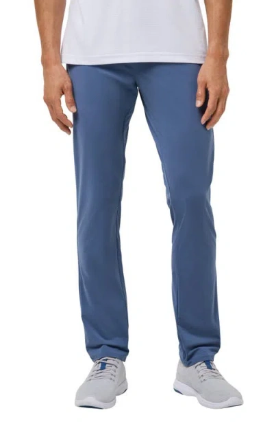 Travismathew Open To Close Performance Pants In Blue