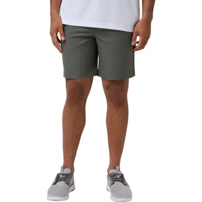Travismathew Otc 2.0 Flat Front Shorts In Green