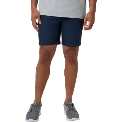 Travismathew Otc 2.0 Flat Front Shorts In Blue