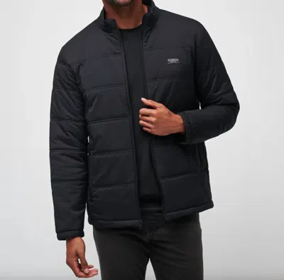 Travismathew Palisades Puffer Jacket In Black