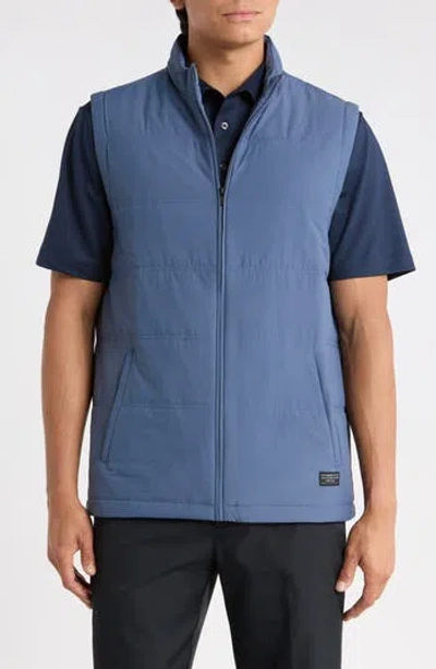 Travismathew Palisades Puffer Vest In Navy