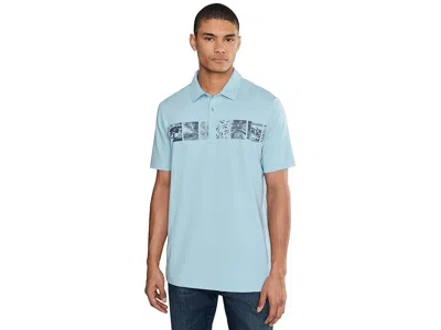Travismathew Performance Jersey C No Logo In Blue