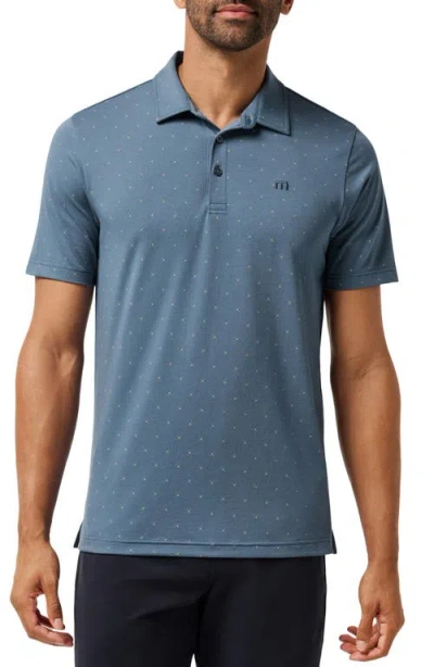 Travismathew Performance Jersey Polo In Blue