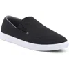 Travismathew Phenom Slip-on Sneaker In Black Woven