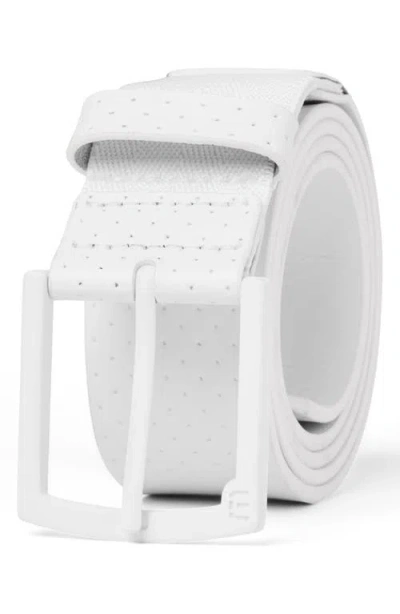 Travismathew Pilatus 2.0 Leather Belt In White