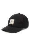 Travismathew Pilsen Cotton Snapback Baseball Cap In Black