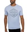Travismathew Pineapple Sage Shirt In Heather Bel Air Blue In Blue