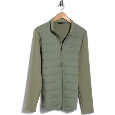 Travismathew Point Of Sail 2.0 Hybrid Jacket In Green