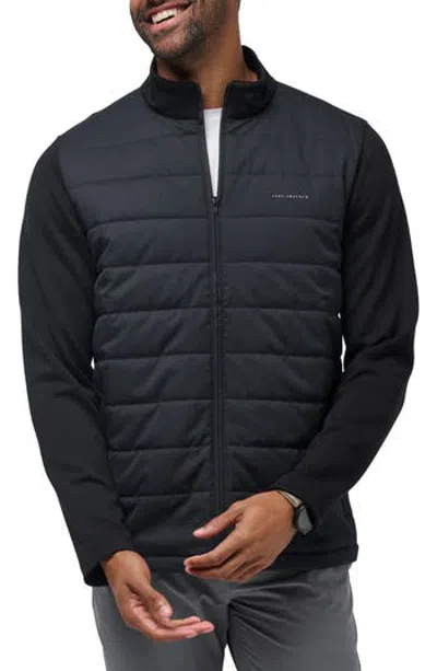 Travismathew Point Of Sail Hybrid Jacket In Black