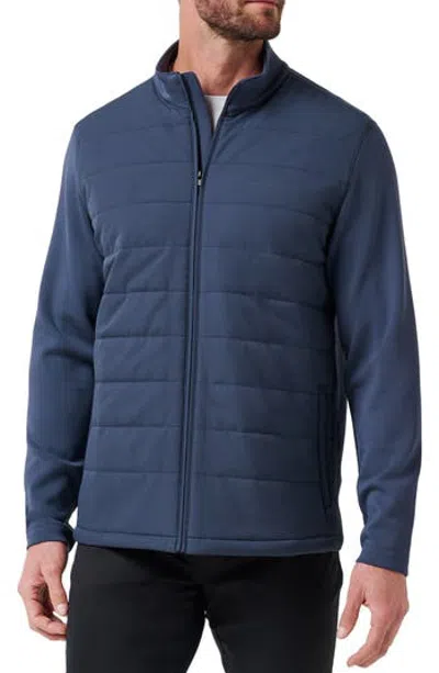 Travismathew Point Of Sail Hybrid Jacket In Mood Indigo