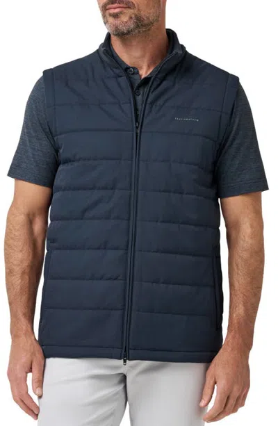 Travismathew Point Of Sail Vest In Blue