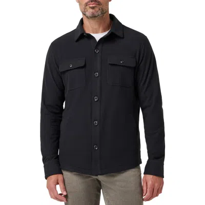 Travismathew Polar Fleece Shirt Jacket In Black